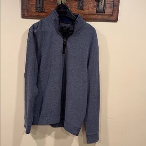 Jos. A. Bank Reserve 3/4 Zip Sweater in Navy